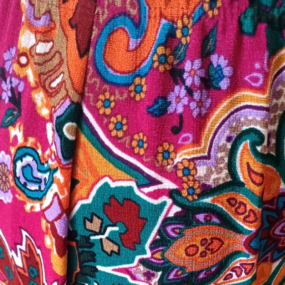 Coldwater Creek Travel Knit Maxi Skirt - Jewel Tones - Size PM (Petite Medium) - Picture 3 of 4